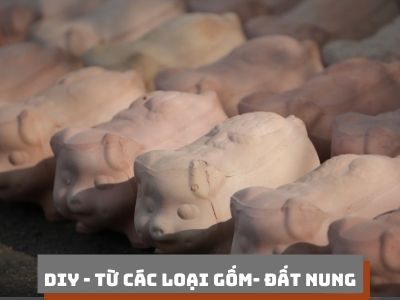 Bộ nguyên liệu từ gốm - đất nung